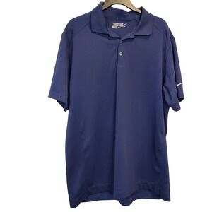 Nike Golf Tour Performance Polo Shirt Mens XL Navy Blue Dri-FIT Short Sleeve